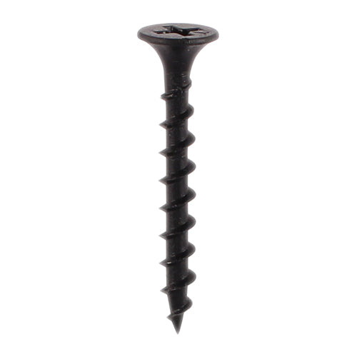Coarse Thread Drywall Screw PH Phillips - Bugle Head - Black