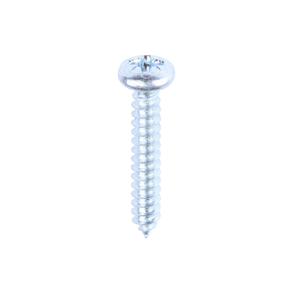 Self-Tapping Screws - PZ - Pan - Zinc 8 x 1