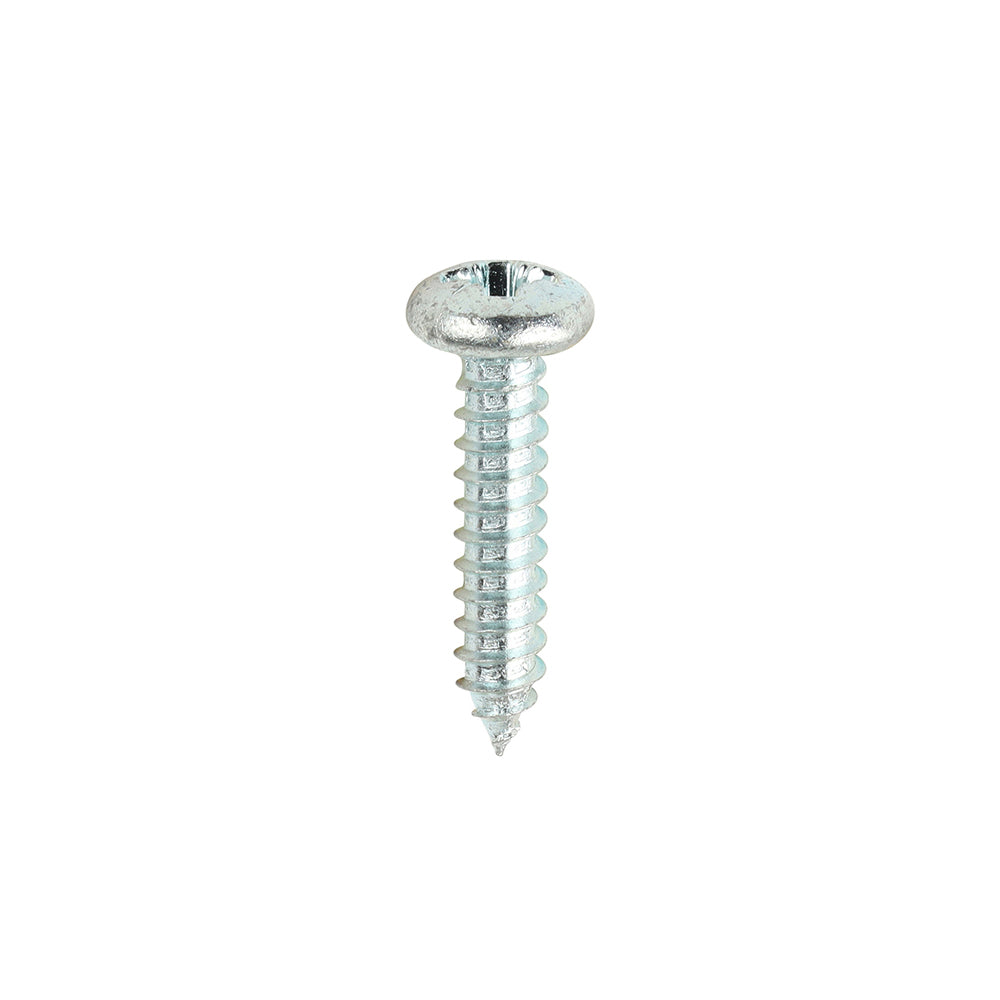 Self-Tapping Screws - PZ - Pan - Zinc 10 x 1