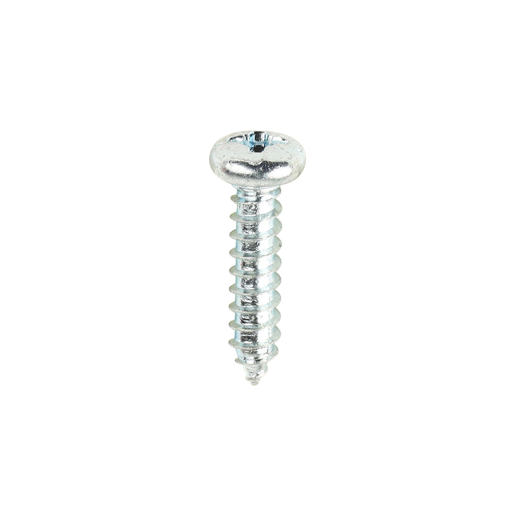 Self-Tapping Screws - PZ - Pan - Zinc 4 x 1/2