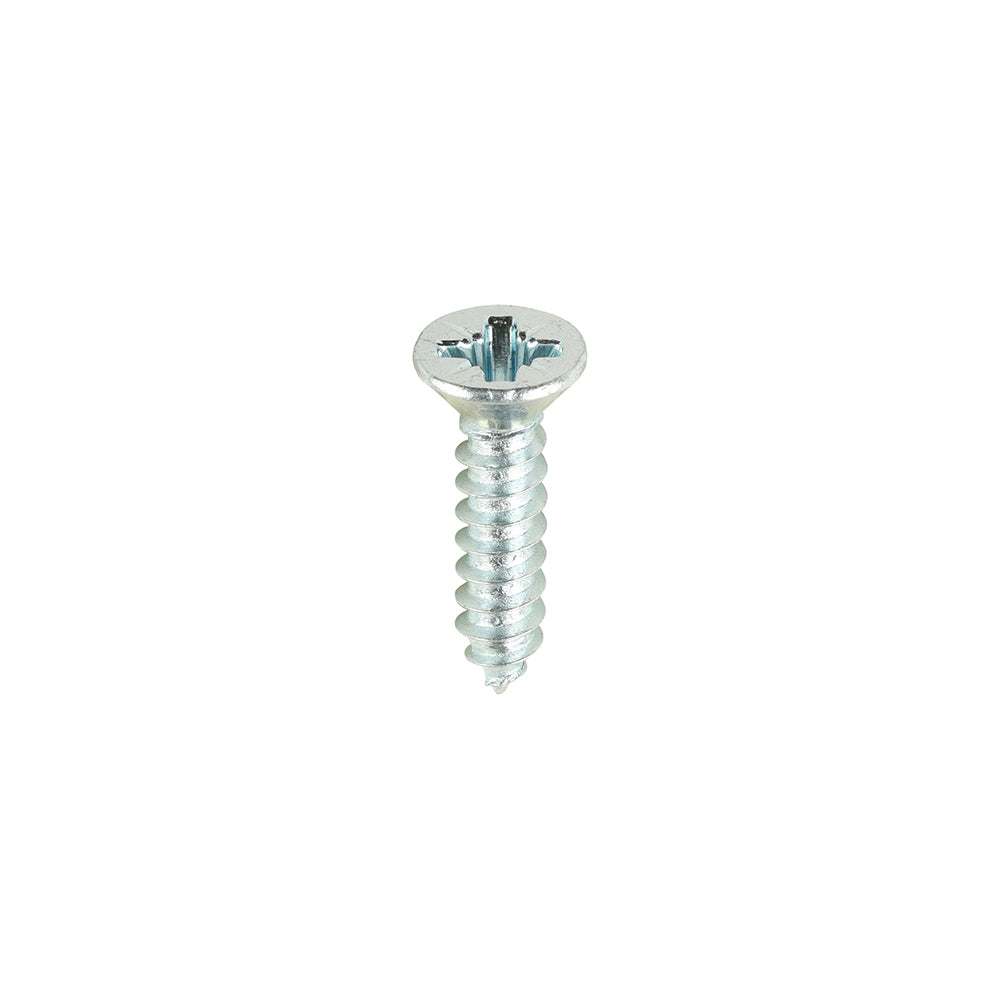Metal Tapping Screws - PZ - Countersunk - Self-Tapping - Zinc 6 x 5/8