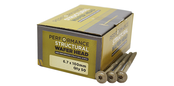 Samac PW200STR100 200x8.0mm Perf Wafer Structural Screws (50)