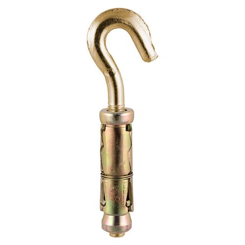 Forged Hooks with Shield Anchors - Yellow