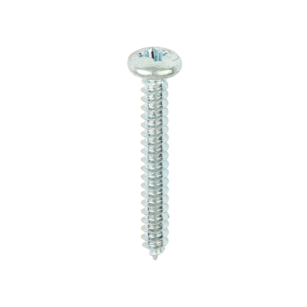 Self-Tapping Screws - PZ - Pan - Zinc 8 x 1 1/4