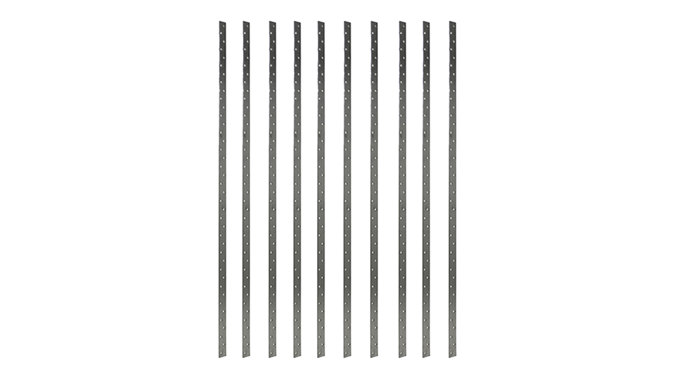 Restraint Straps - Heavy Duty - Flat - Galvanised - - 1000mm - Pack 10
