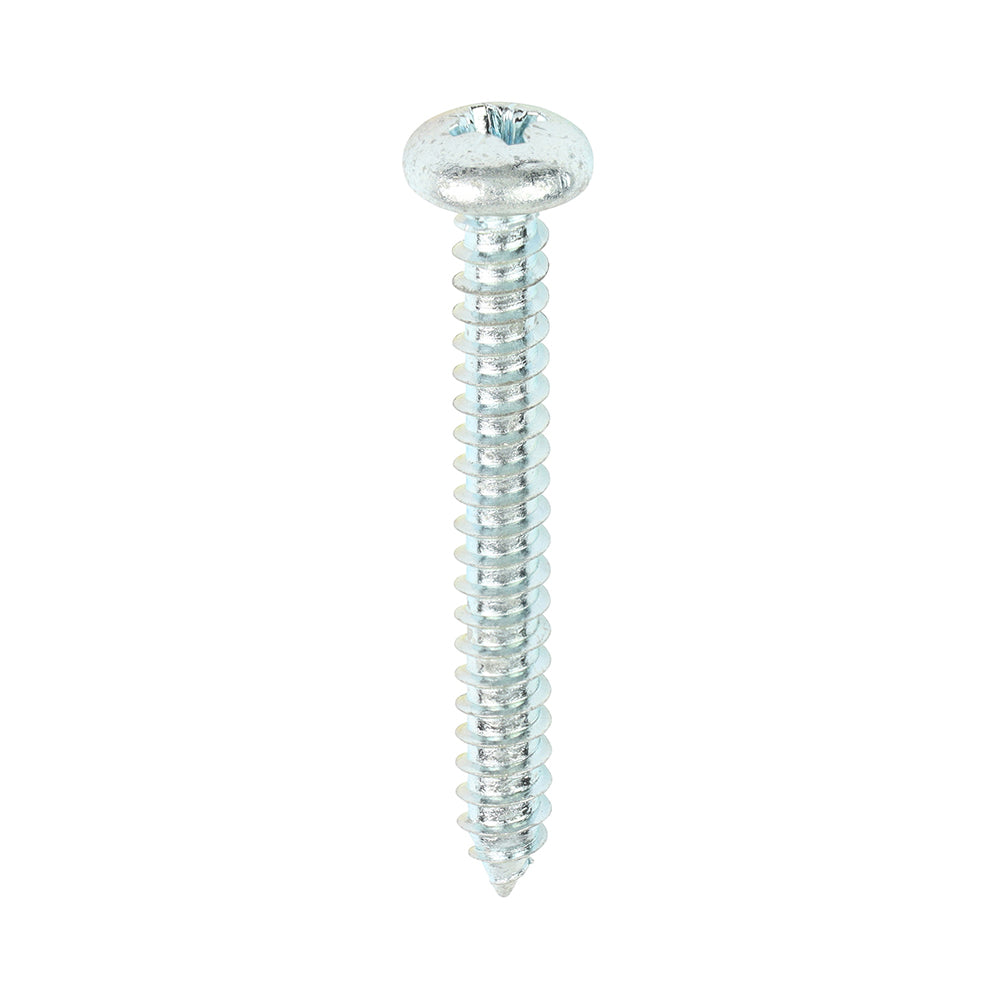 Self-Tapping Screws - PZ - Pan - Zinc 10 x 1 1/2