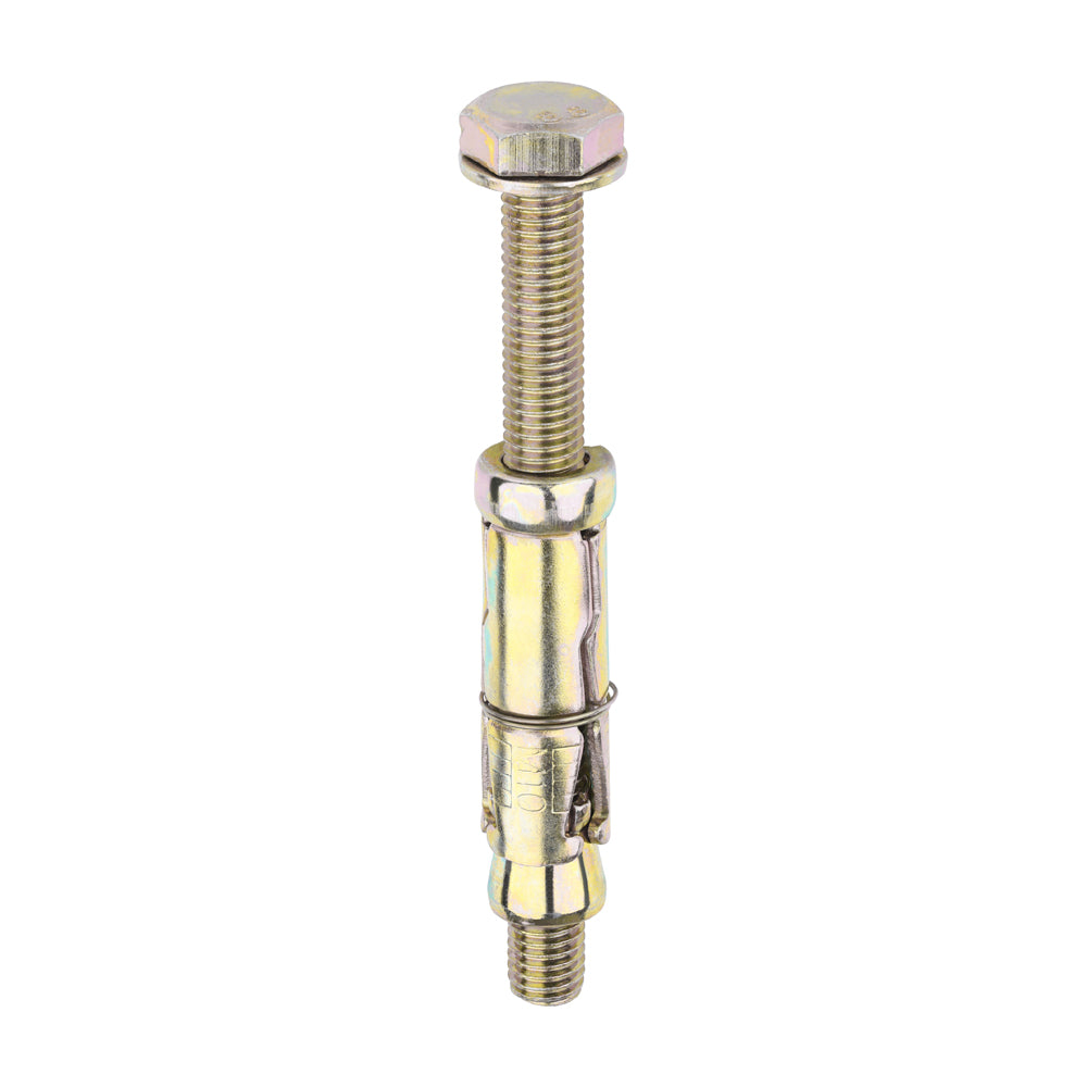 Shield Anchor Loose Bolts - Yellow M10:50L (M10 x 110)