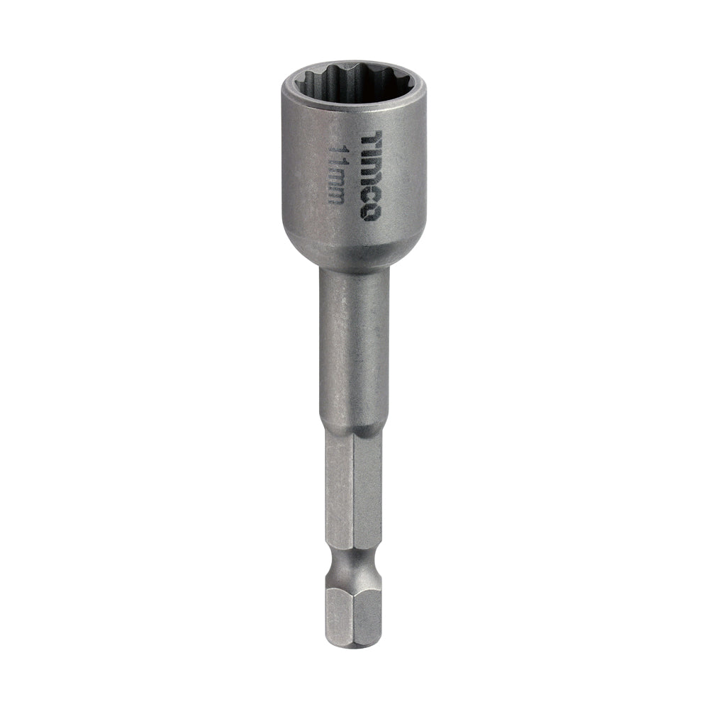 Magnetic Socket Driver Bit - Bi-Hex 11 x 65