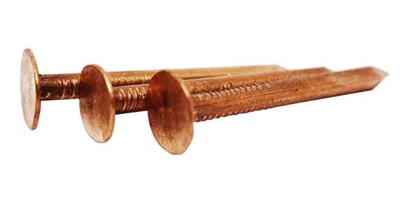Samac H38COPT25 38x4.5mm Copper Tile Pegs 25kg