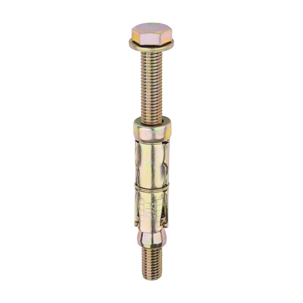 Shield Anchor Loose Bolts - Yellow M12:60L (M12 x 140)