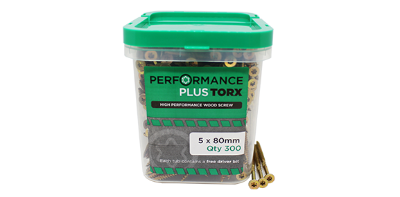 Samac PXT540PP 5x40mm Performance PLUS TORX Screw TUB (500)