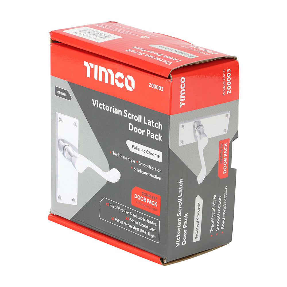 Vic Scroll Latch Door Pack PC - Mixed