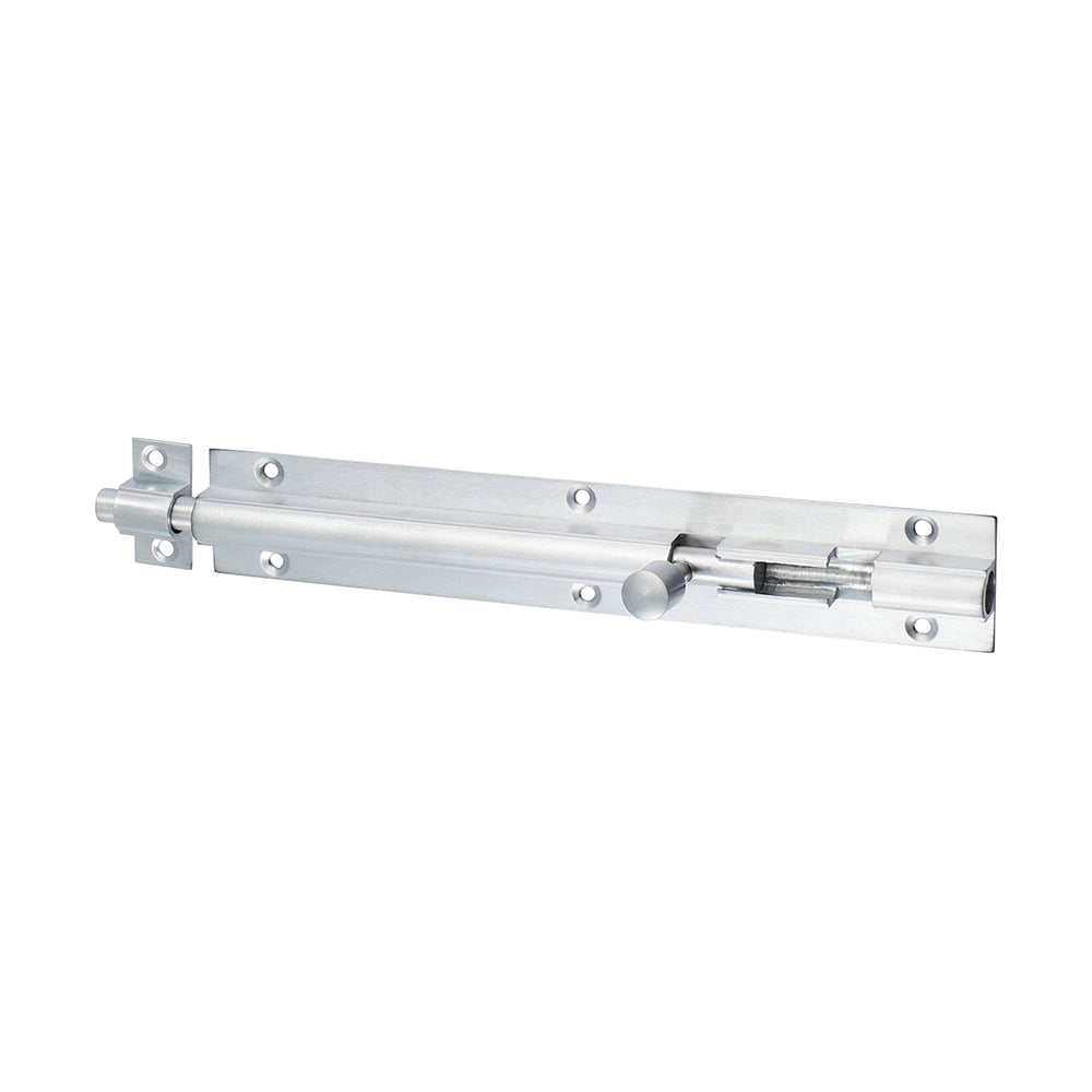 Str. Barrel Bolt Sat. Chrome - 150 x 25mm