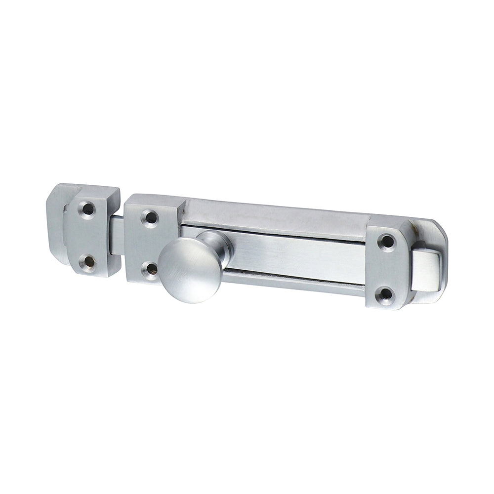 Flat Section Bolt Satin Chrome - 135 x 30mm