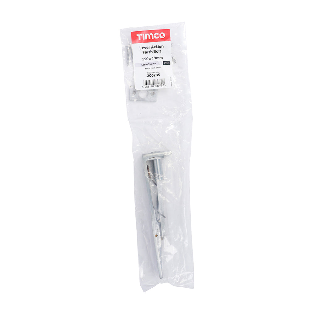 Lever Action Flush Bolt SC - 150 x 19mm