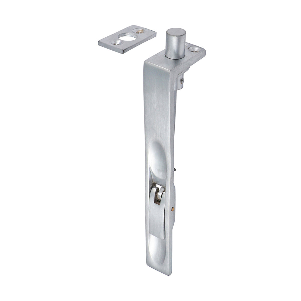 Flush Bolt Sat. Chrome - 150 x 19mm