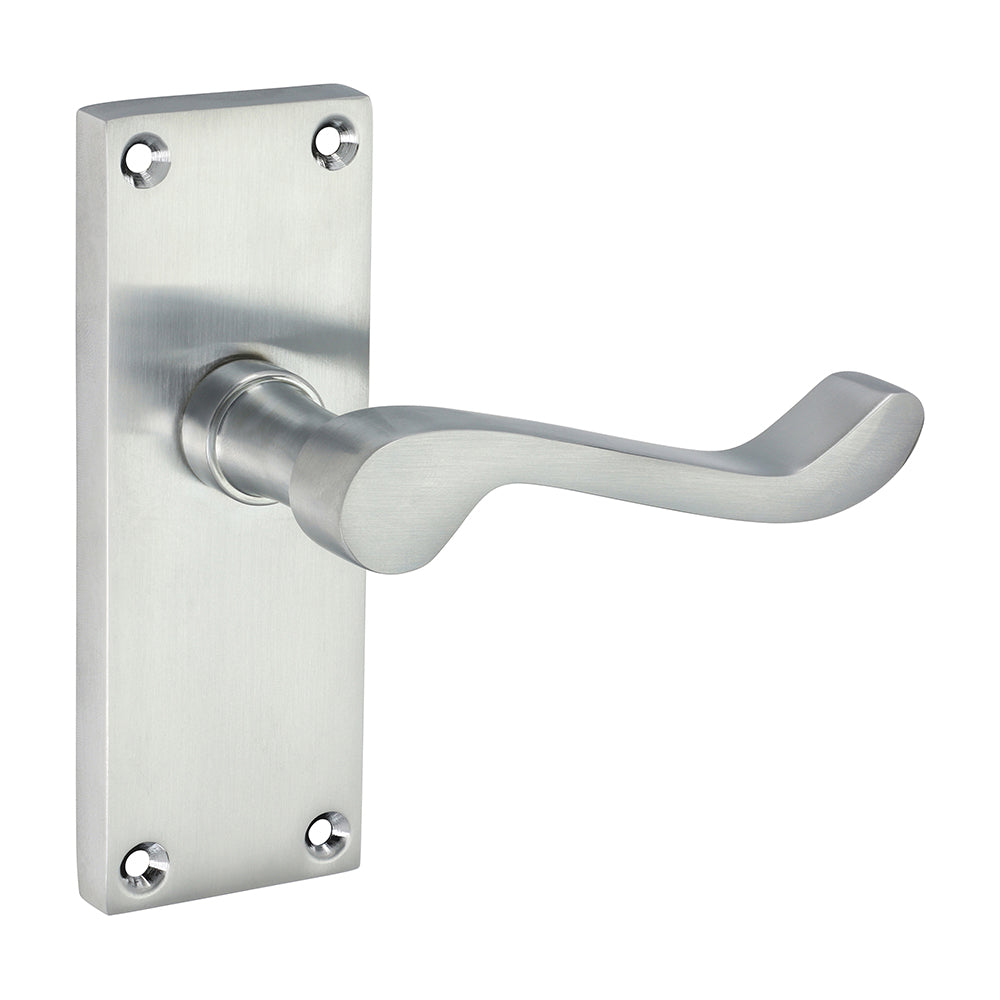Vic Scroll Latch Handles SC - 114 x 42 (Pack 2)