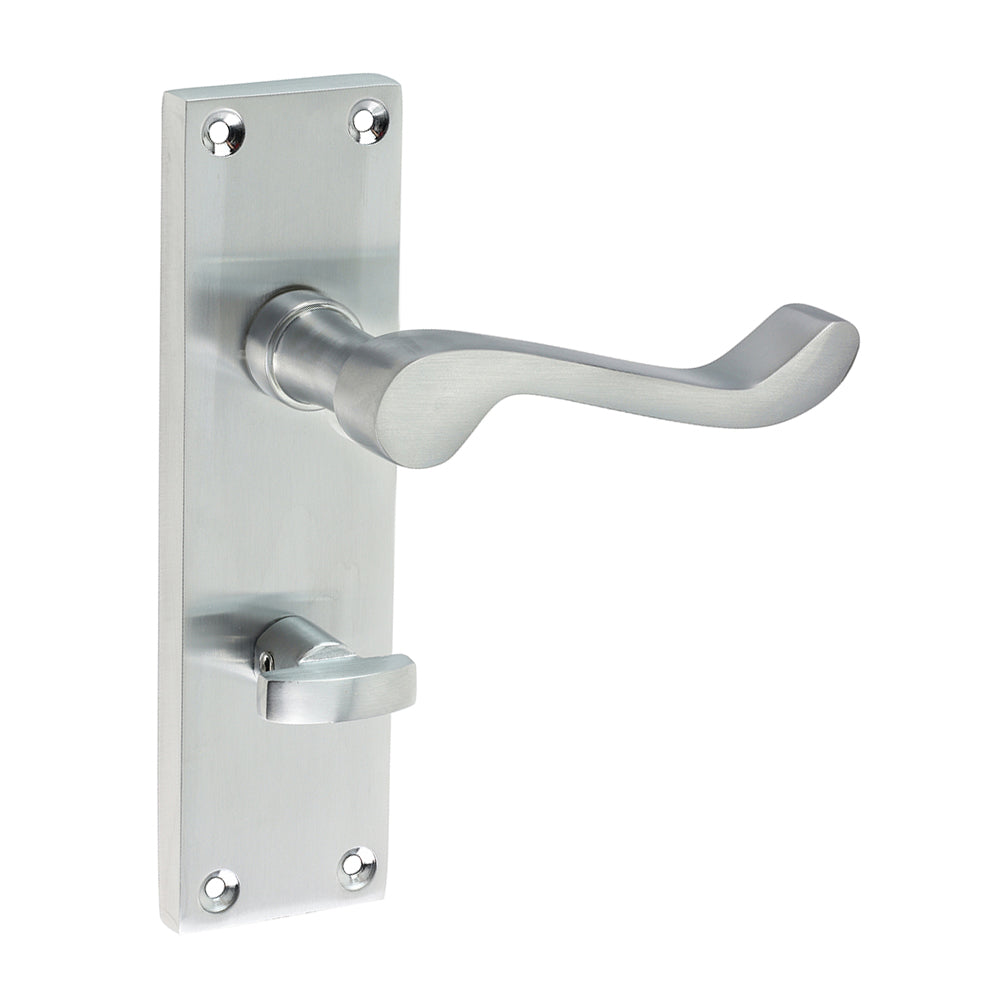 Vic Scroll WC Handles SC - 152 x 42 (Pack 2)
