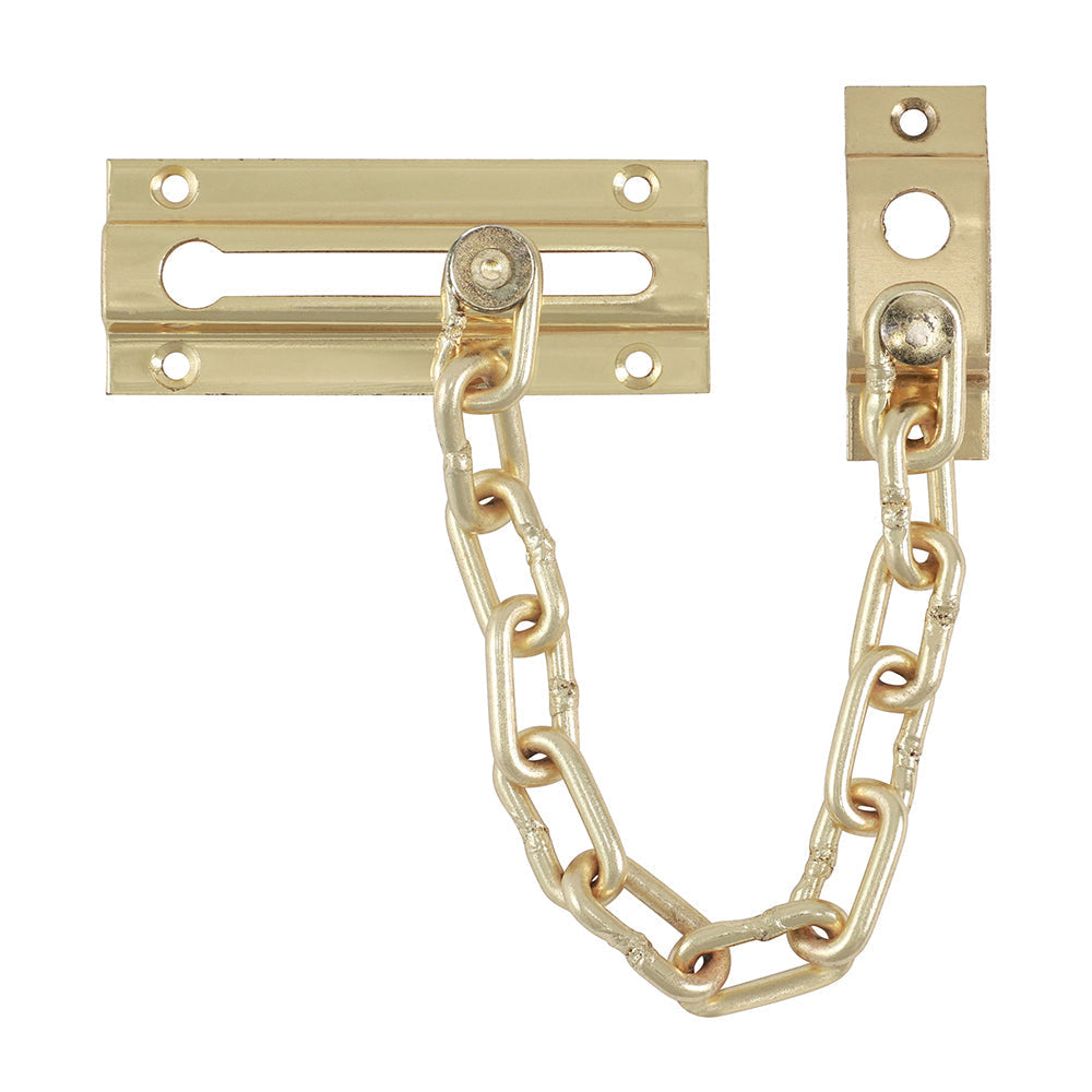 Door Chain E. Brass - 85mm
