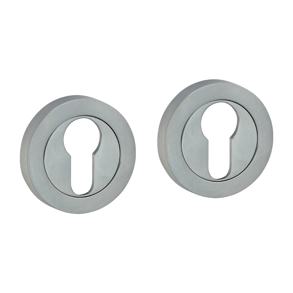 Euro Profile Escutcheon - Satin Chrome 51mm