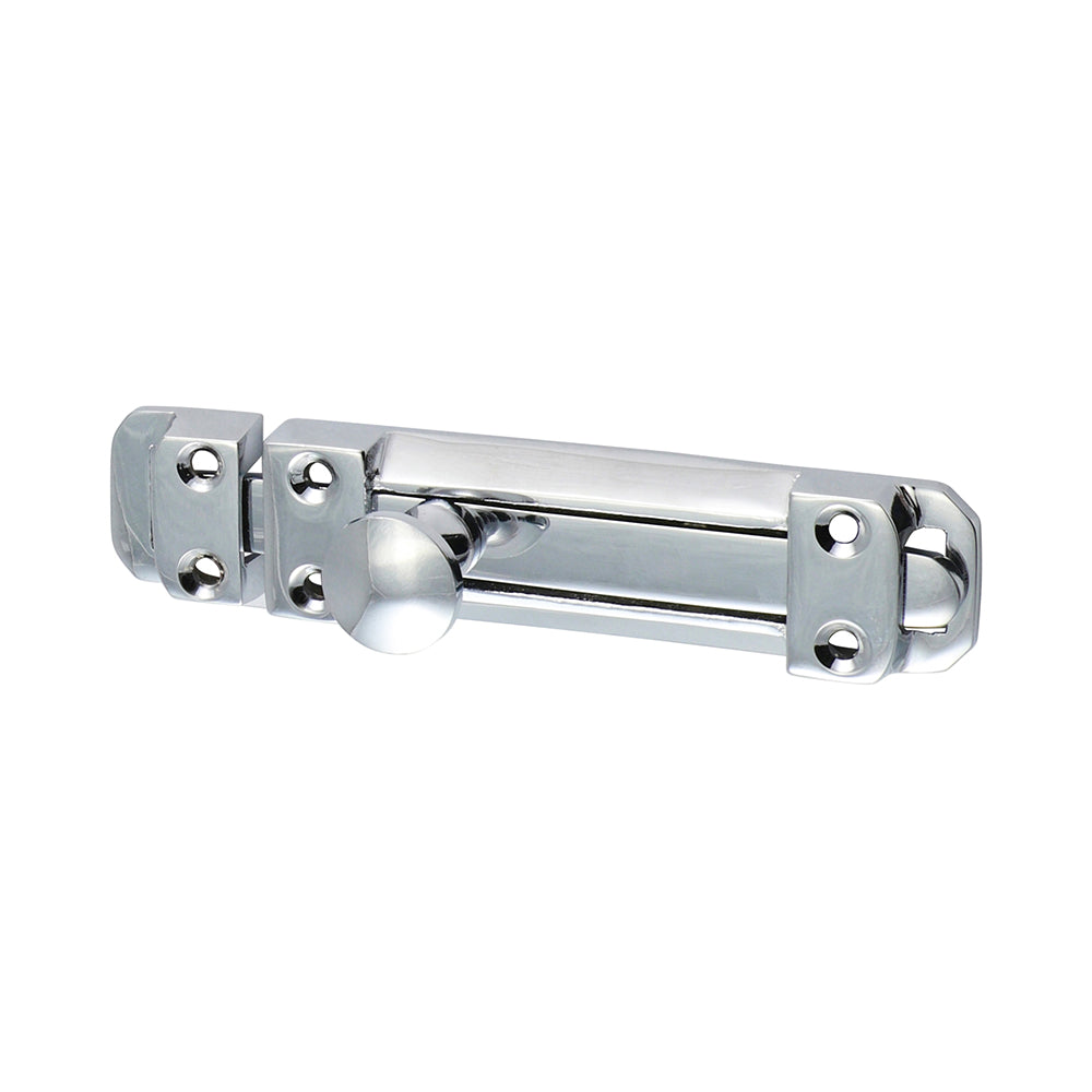 Flat Section Bolt Polished Chrome - 110 x 25mm