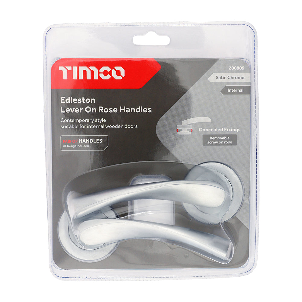 Edleston Lever On Rose SC - 51mm (Pack 2)