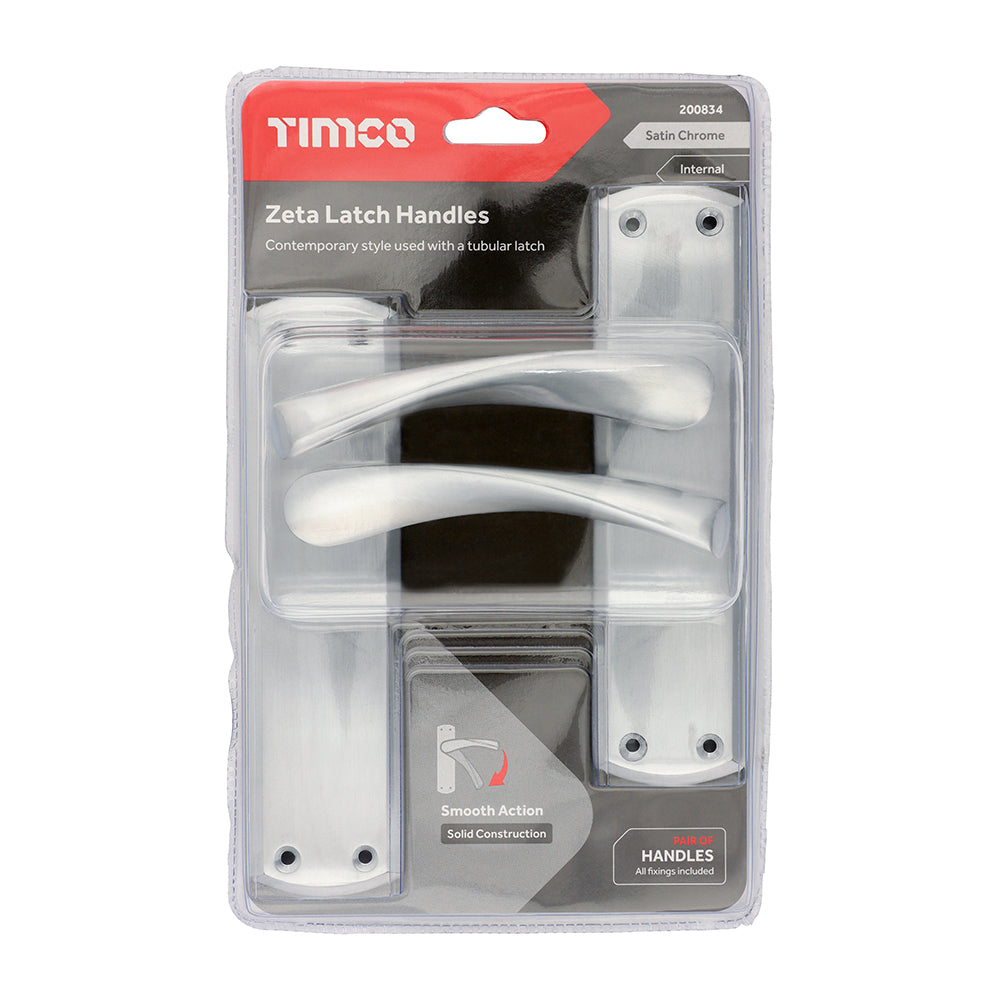 Zeta Latch Handles SC - 175 x 45 (Pack 2)