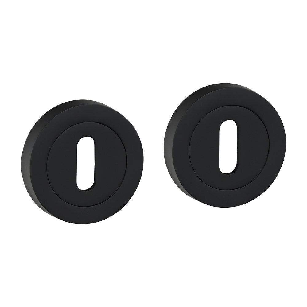 Standard Profile Escutcheon - Matt Black 51mm