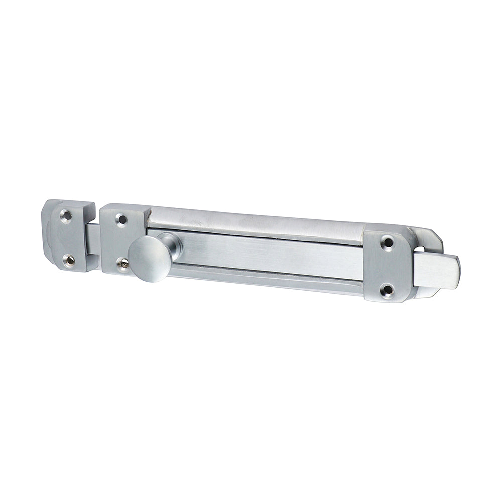 Flat Section Bolt Sat. Chrome - 210 x 35mm