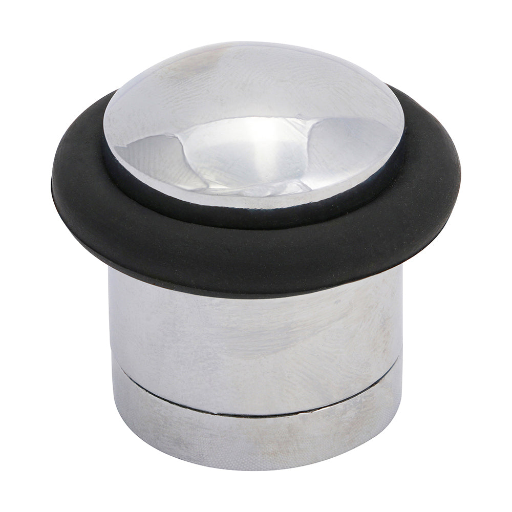 Cylinder Door Stop Pol. Chrome - 41mm