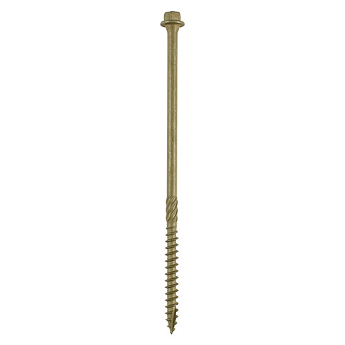 Timber Frame Construction & Landscaping Screws - Hex Head - Exterior - Organic Green 6.7 x 200