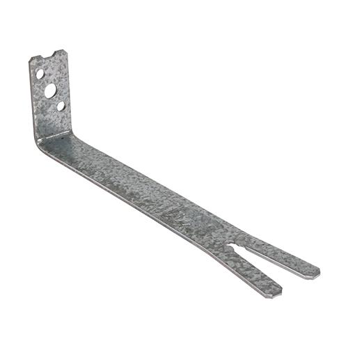 Fishtailed Cramps - Heavy Duty - Galvanised - Pack 25