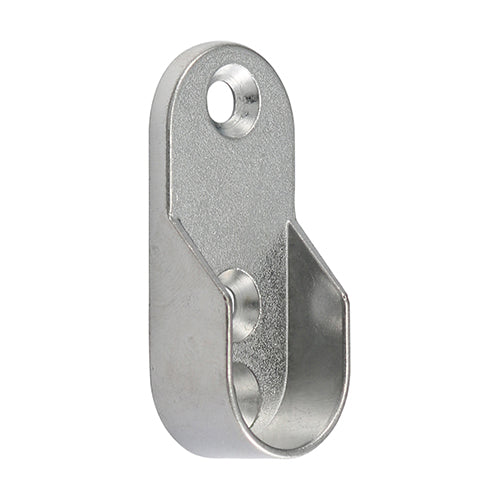 Oval End Socket P/Chrome - 30 x 15 (Pack 2)