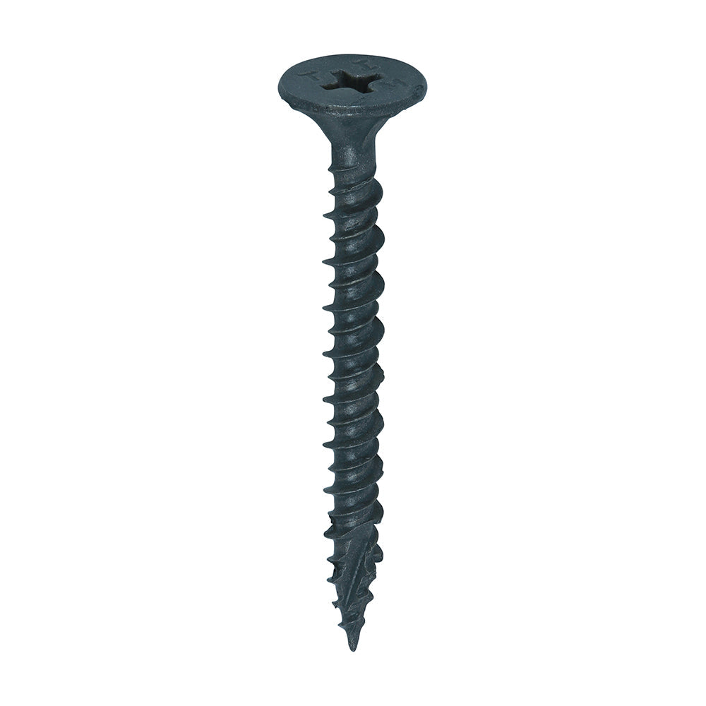 Drywall Construction Timber Stud Cement Board Screws - Countersunk Wafer - Twin-Cut - Exterior - Silver Organic