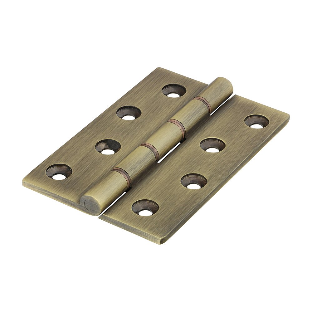 Double Phosphor Washer Hinge Antique Brass - 102 x 67 (Pack 2)