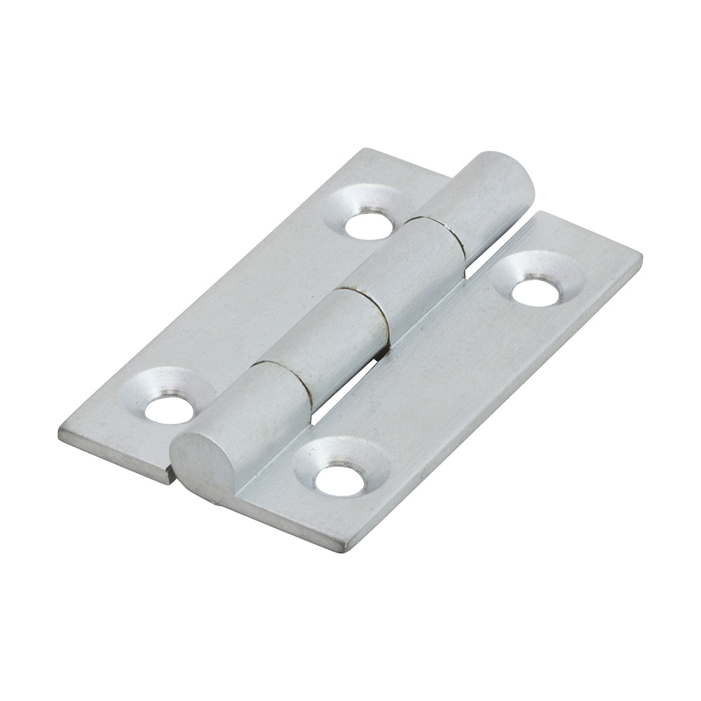 Solid Drawn Hinge S/Chrome - 38 x 22 (Pack 2)