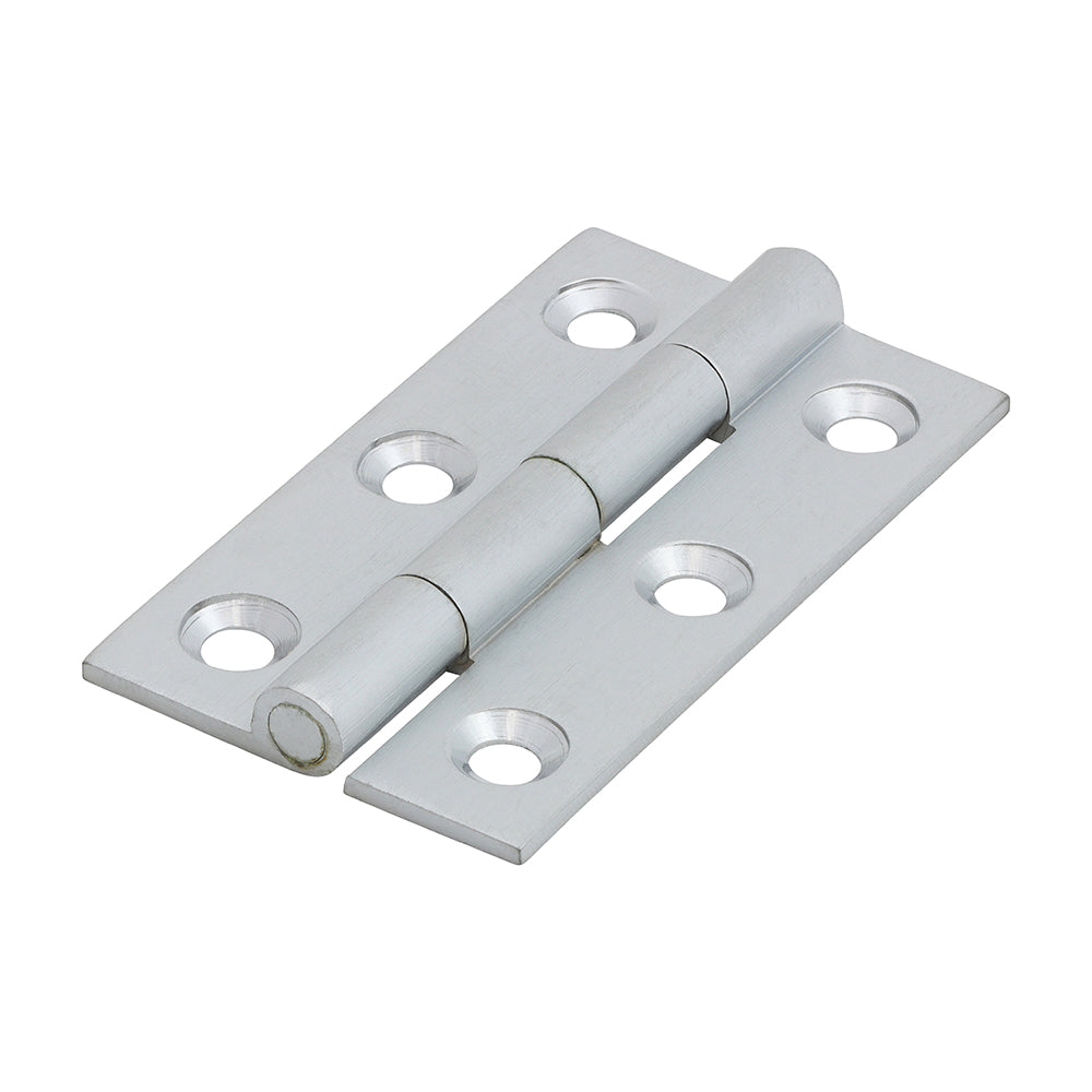 Solid Drawn Hinge S/Chrome - 50 x 28 (Pack 2)