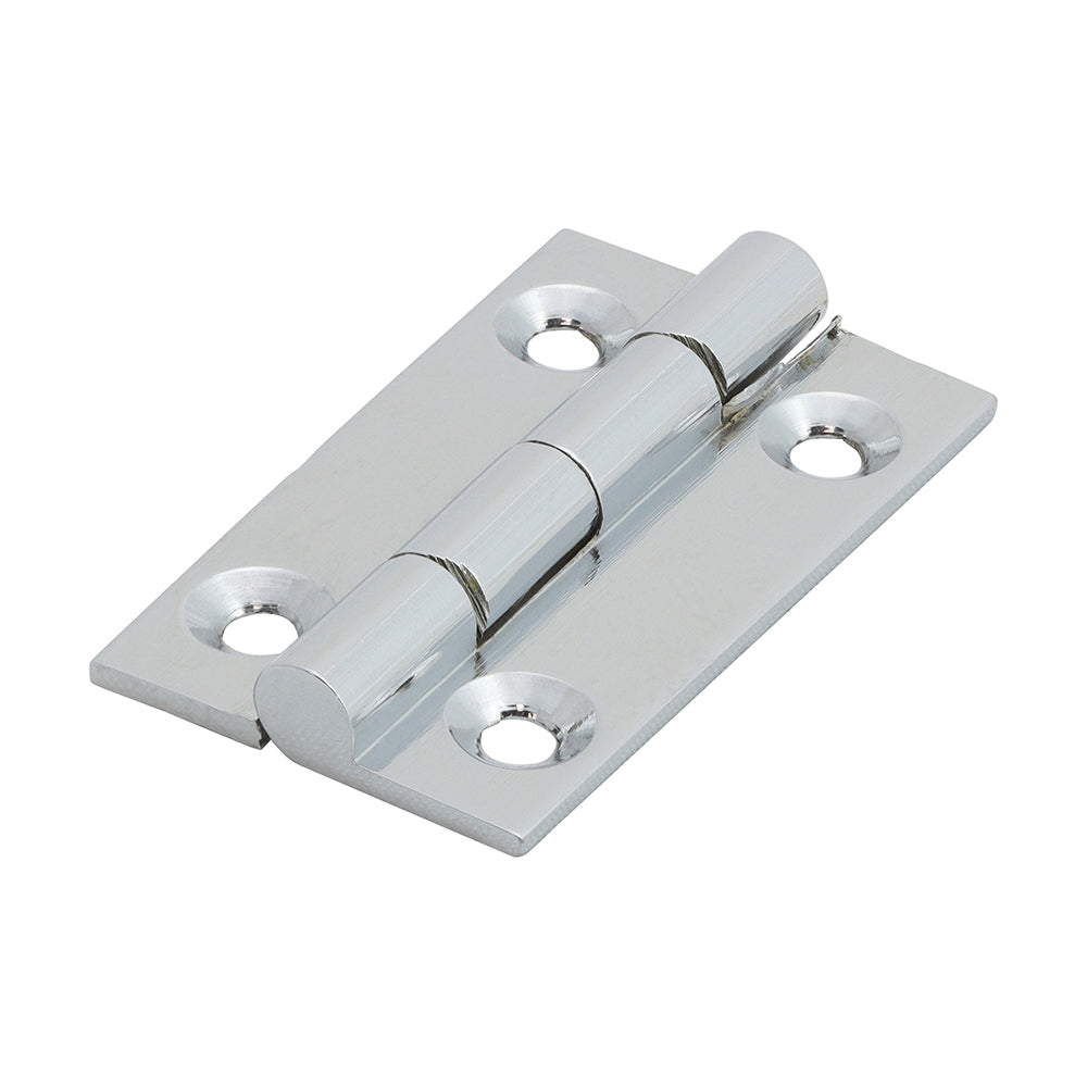 Solid Drawn Hinge P/Chrome - 38 x 22 (Pack 2)