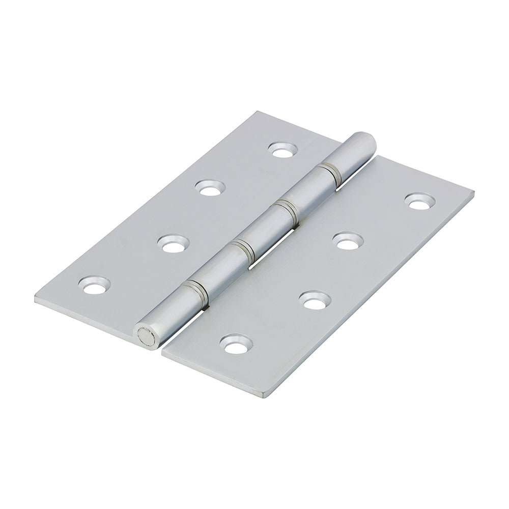 Double Steel Washered Hinge Satin Chrome - 102 x 67 (Pack 2)