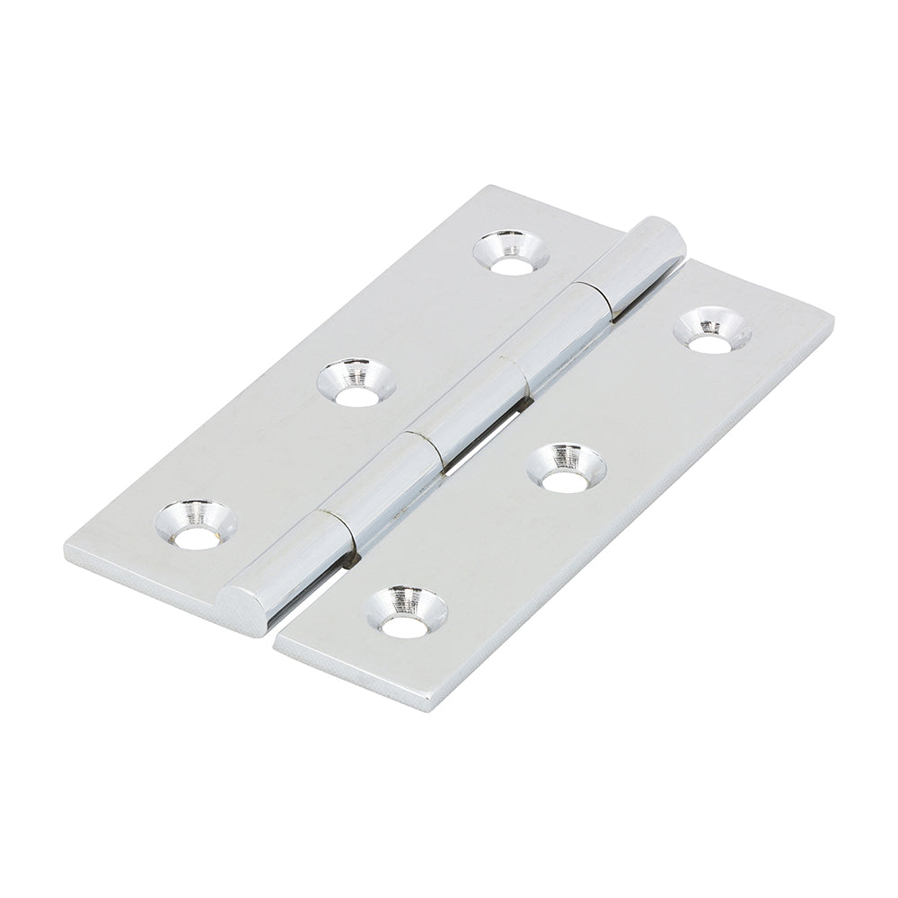 Solid Drawn Hinge P/Chrome - 64 x 35 (Pack 2)