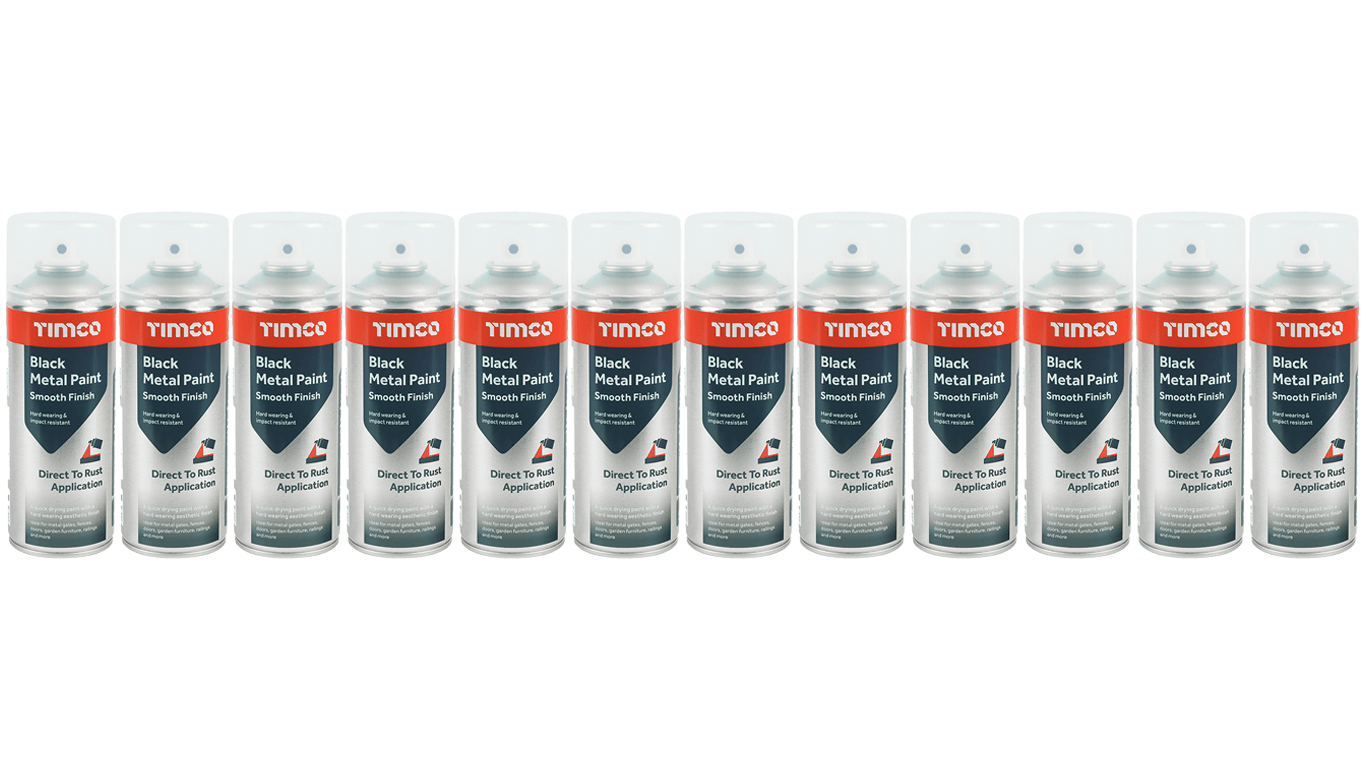 Black Metal Paint - Smooth Finish