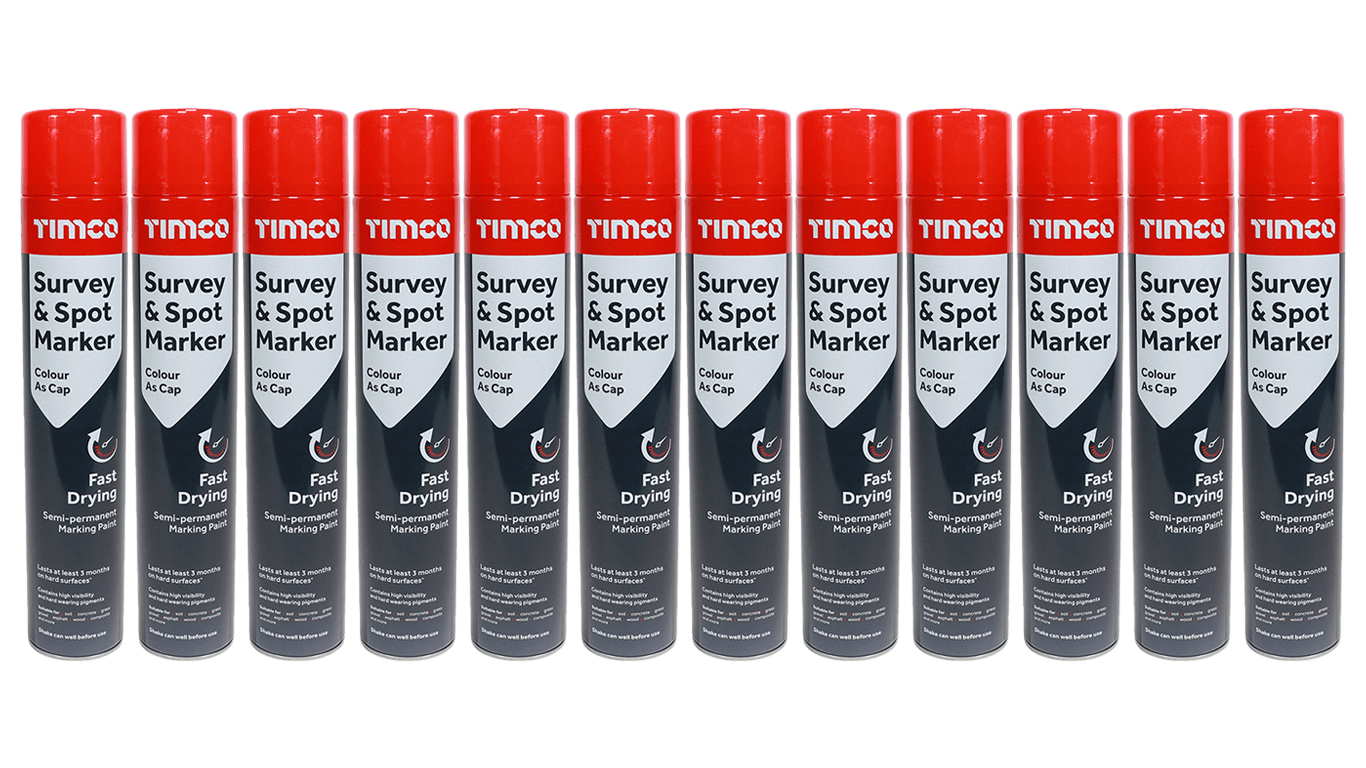 Survey & Spot Marker - Red (Electricity)