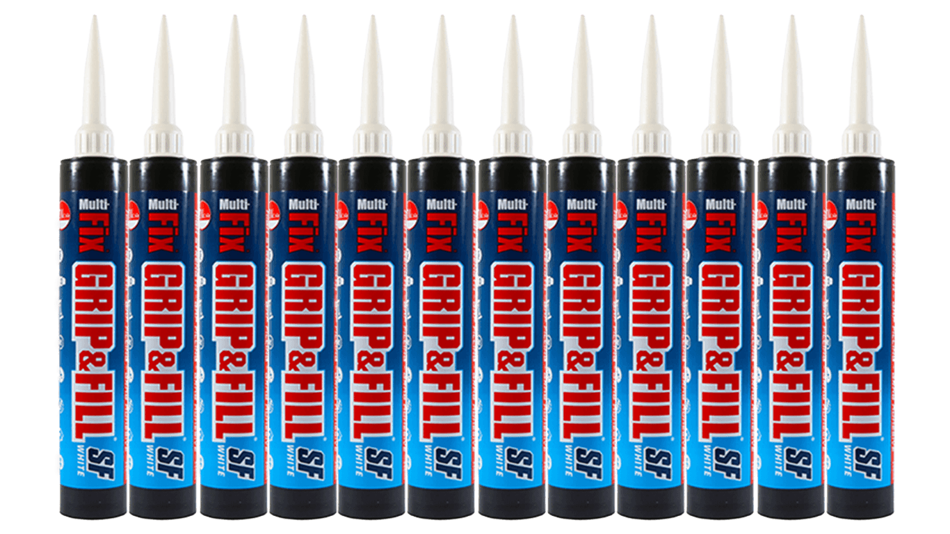 Grip & Fill - Direct Bond Adhesive - Solvent Free - White