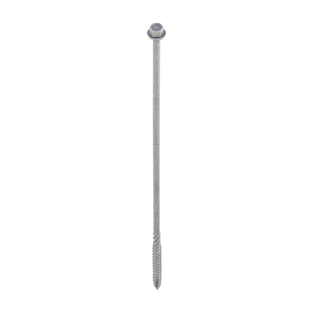Timber Frame Construction & Landscaping Screws - Hex Head - Exterior - Organic Green 6.7 x 250