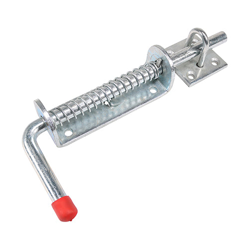 Spring Loaded Animal Bolt - Hot Dipped Galvanised 9"