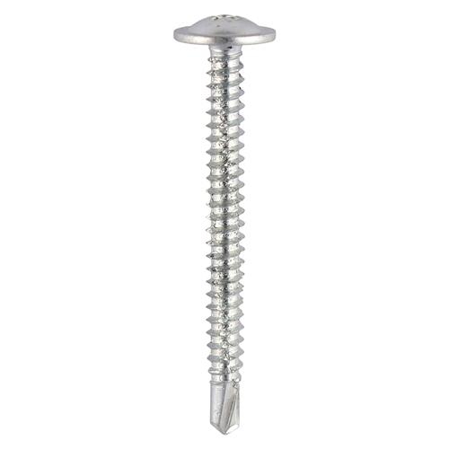 Baypole Screws - Wafer Flange - PH - Self-Drilling Point - Zinc - Box 200