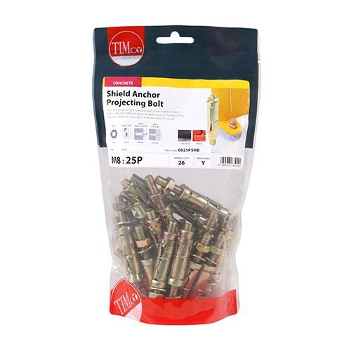 Shield Anchor Projection Bolt - ZYP - Packs