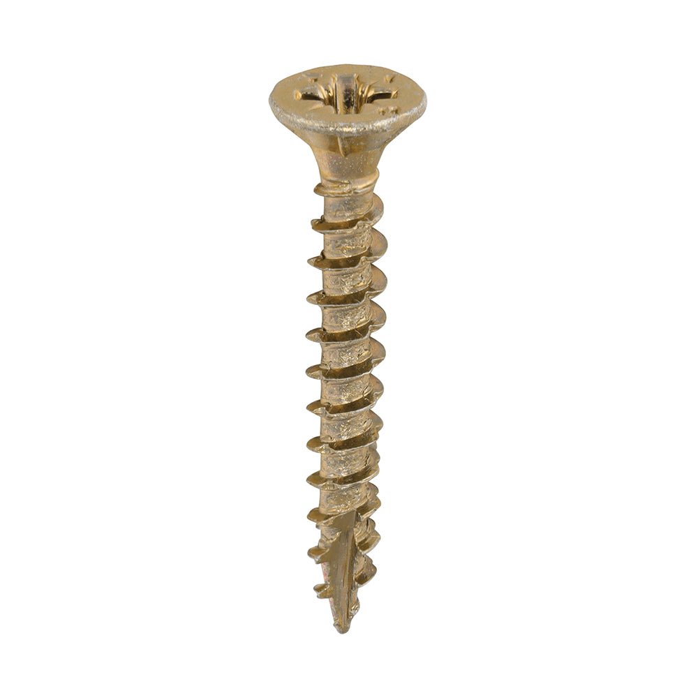 Velocity Premium Multi-Use Screws - PZ - Double Countersunk - Yellow - Industry Pack