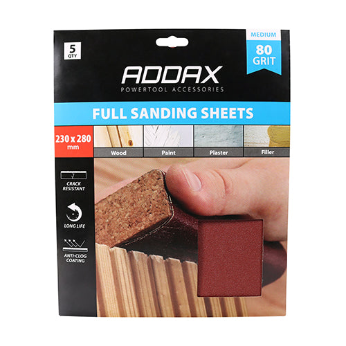 Full Sanding Sheets - Red