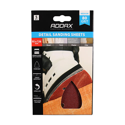 Detail Sanding Sheet - Red